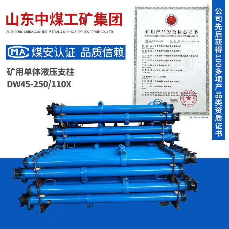 DW45-250/110X体液压支柱性能参数发货商家体液压支柱