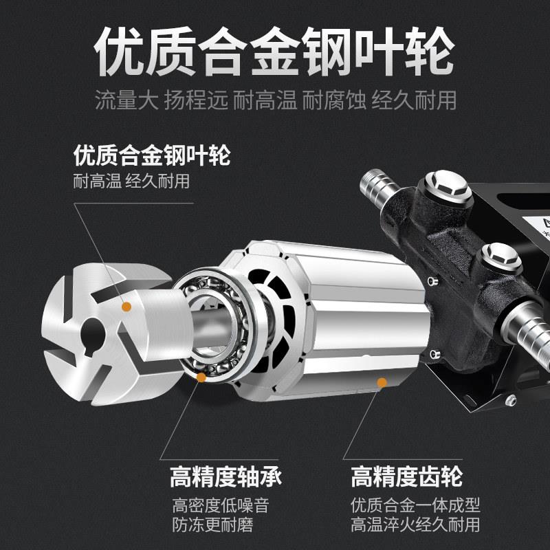渝乐电抽油泵1224V220V伏V大功率抽自吸正反转直流加油泵柴油抽油
