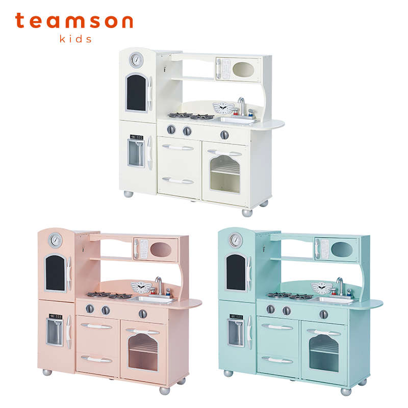 teamson迪生家儿童厨房玩具套装过家家仿真迷你厨具宝宝生日礼物
