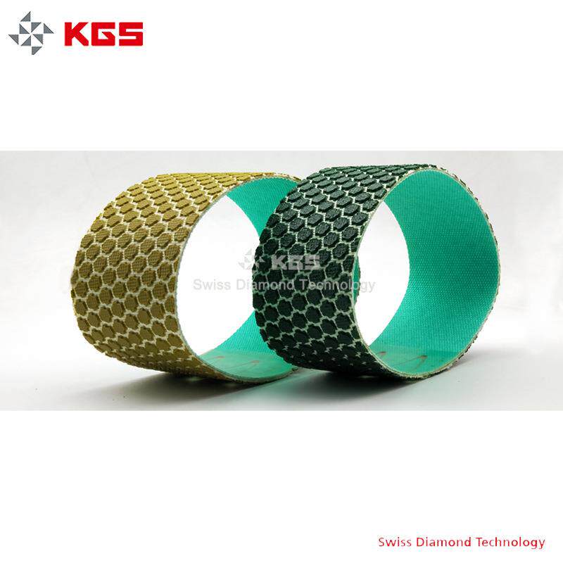 厂家供应KGS凯吉斯金刚石优质260x60mm砂圈钻石砂带柔性磨头