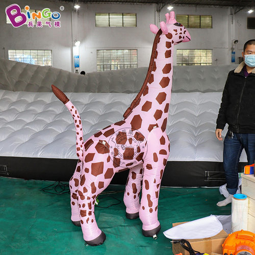 充气长颈鹿气模 游乐园动物园景区活动装饰充气道具模型