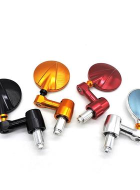 摩托车150/250NK 改装CNC堵头反光镜400NK 车把倒车镜后视镜