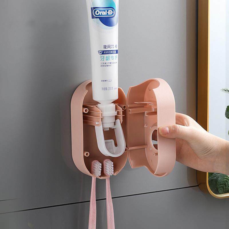 Bathroom Accessories Set Tooth Brush Holder Automatic Toothp