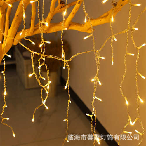 Amazon无极双色冰条灯31V11功能瀑布冰柱灯波浪led低压冰条灯