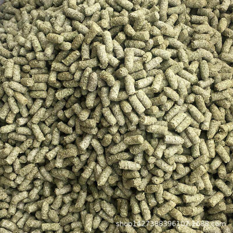 膨化草草 兔粮鼠粮 苜蓿牧草零食宠物苜蓿草粒 粮500g