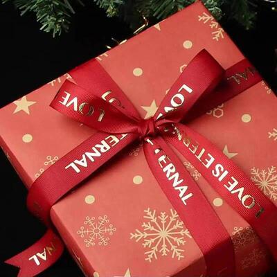 Size Wrapping Paper Festive Holiday Gift Wrap Durable Festiv