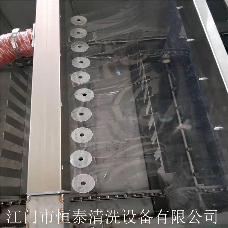 铝件表面洗油清洗机89 通过壳洗式超铝声波清烘干线