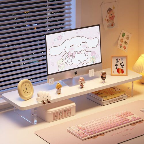 台式电脑架显示器架显示屏幕底座电竞风悬空支架键盘托架
