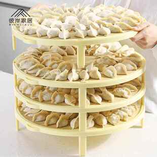 家用青竹多层饺子帘竹子盖连摆水饺的盖帘包竹饺子托盘竹制圆形放