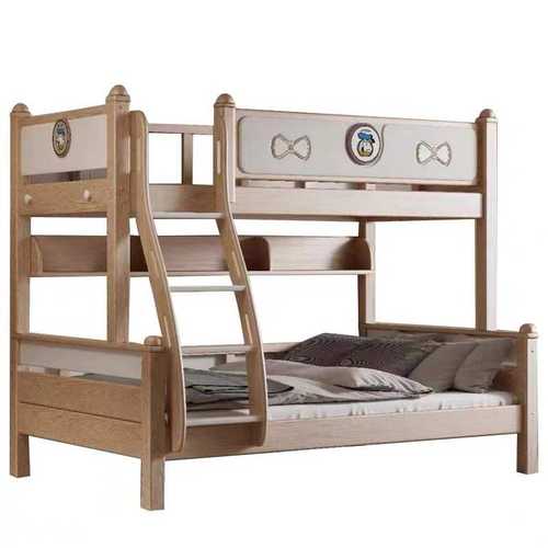 白蜡木简约风子母床1.2上下床儿童房白蜡木可拆分1.5高低双层床