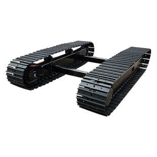 橡胶钢制履带底盘履带行走总成农用果园液压电动履带底盘总成行走