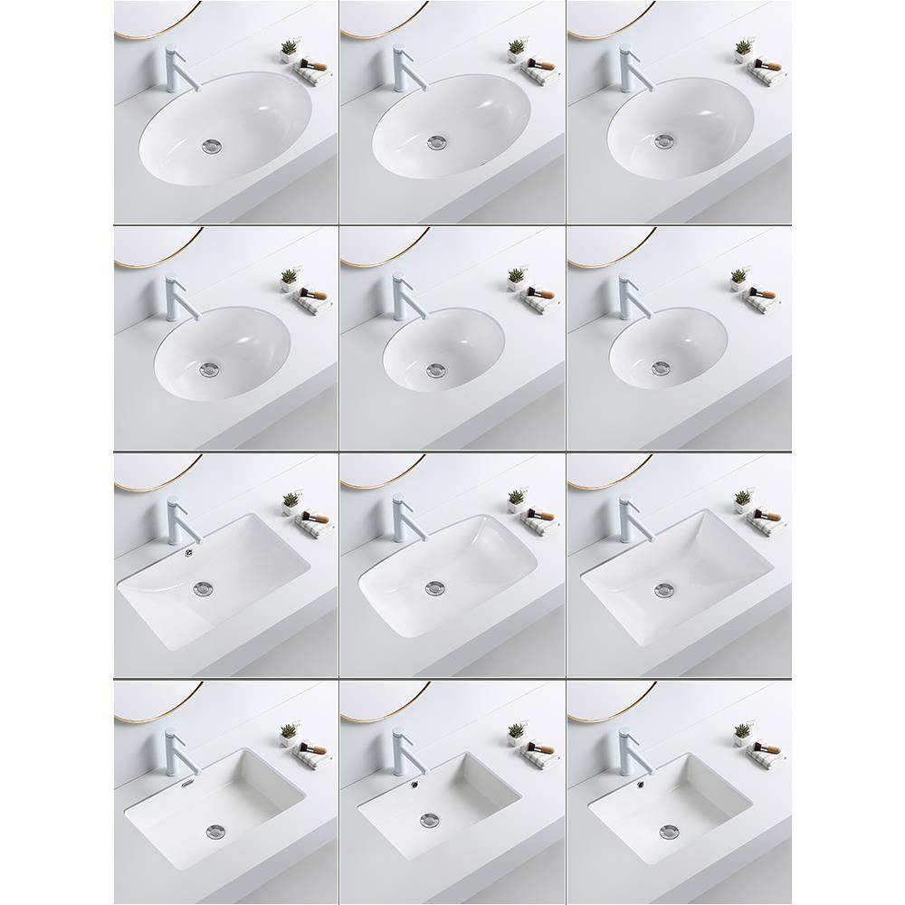 家用陶瓷方形台面下面盆洗脸盆酒店面盆阳台嵌入式大小平底洗脸盆,家装主材,台下盆,淘宝优惠券,粉丝福利购,淘宝优惠卷