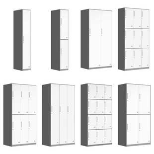 子工厂铁衣衣室柜体育场储物柜更衣柜浴室健身房多门钢制换