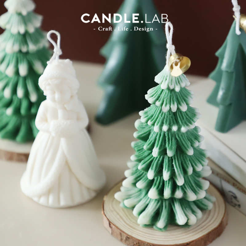 CANDLE.LAB | 圣诞节立体圣诞树节日自制DIY香薰蜡烛硅胶模具