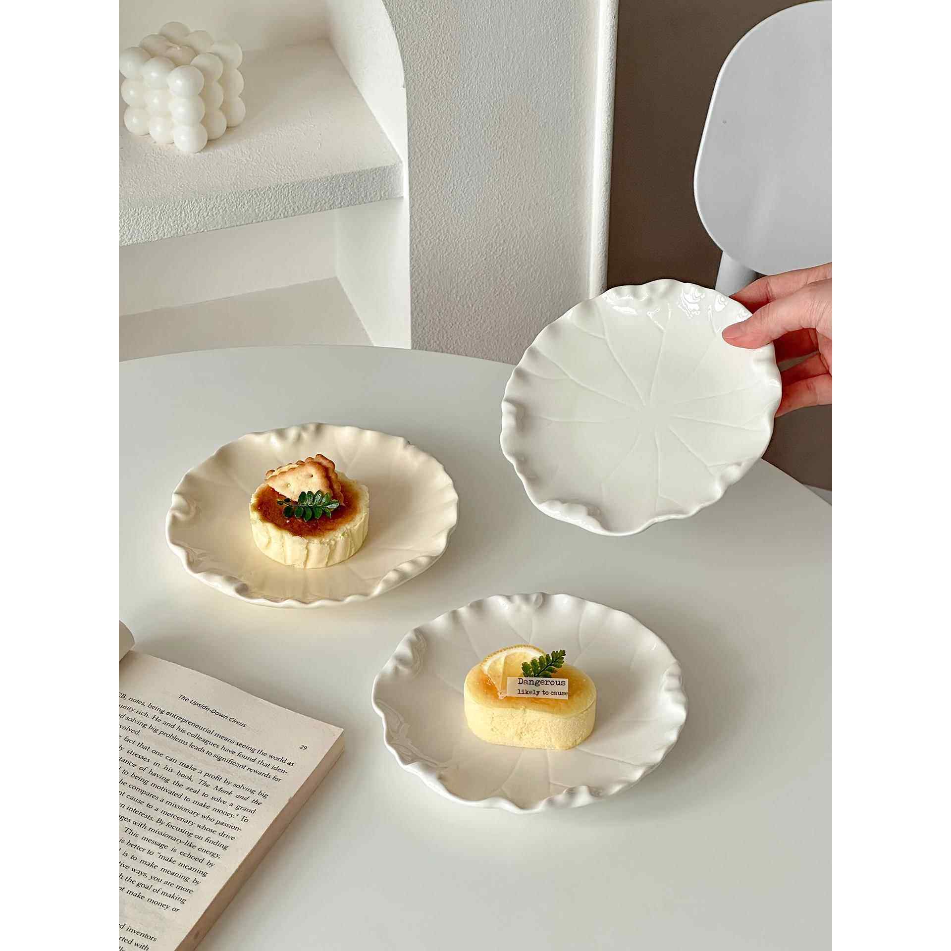 法式餐具陶瓷盘子精致家用餐盘茶托盘点心碟蛋糕小碟子水果甜品盘,餐饮具,盘,淘宝优惠券,粉丝福利购,淘宝优惠卷