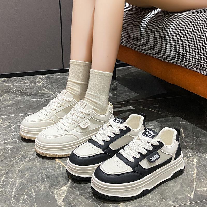 厚底百搭小白熊猫运动休闲老爹鞋
