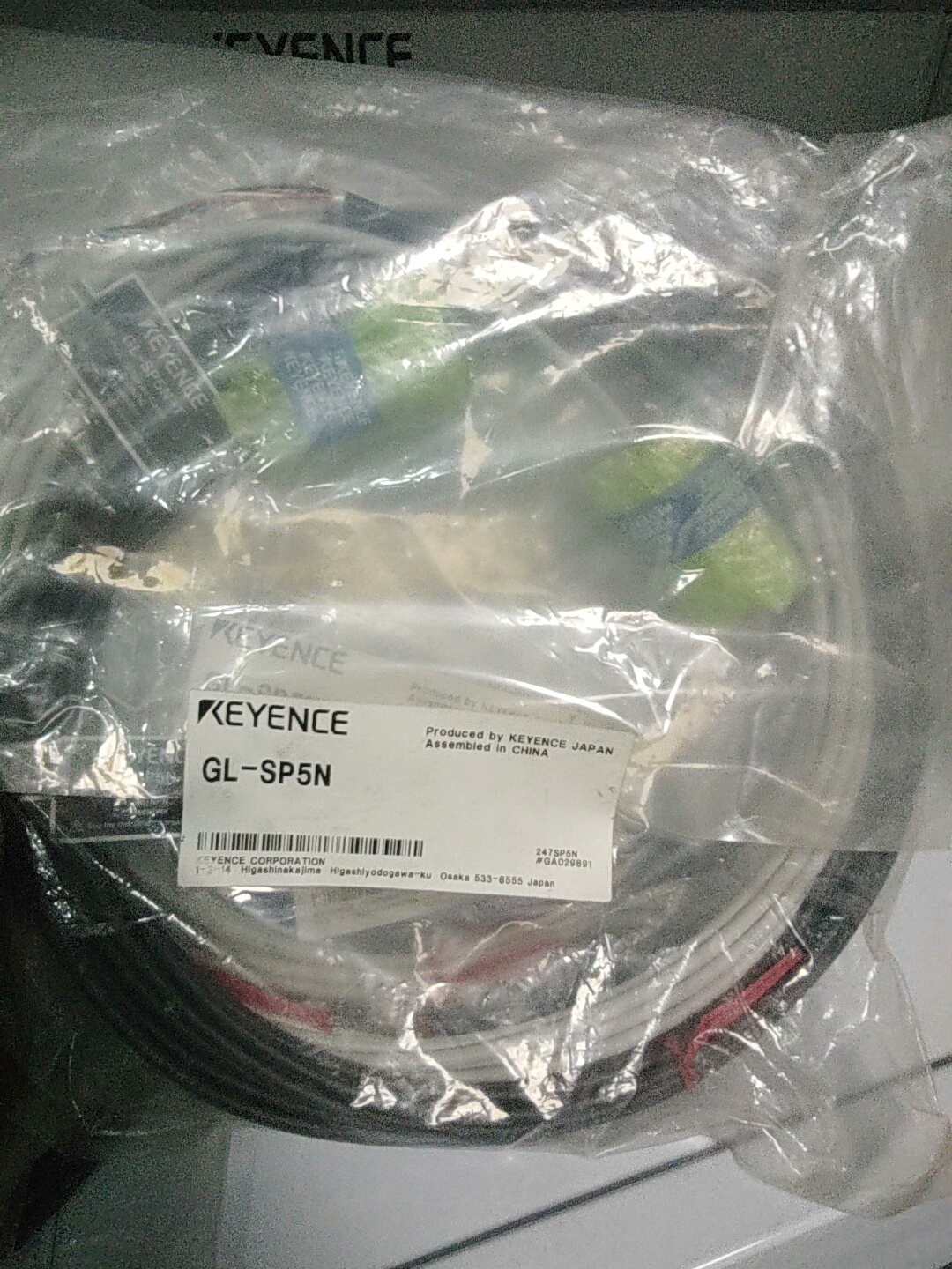 KEYENCE基恩士安全光幕线GL-SP5N GL-SP5N