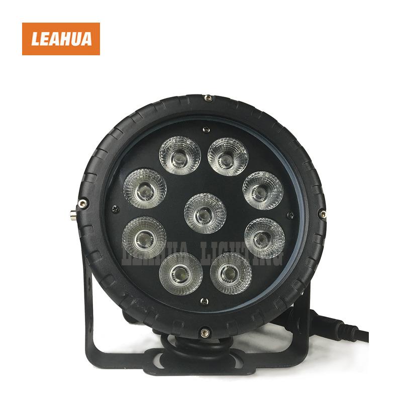 灯颗10160W防9水扁帕灯户外迷你酒吧氛围灯舞台光备RGBWA+设UV六