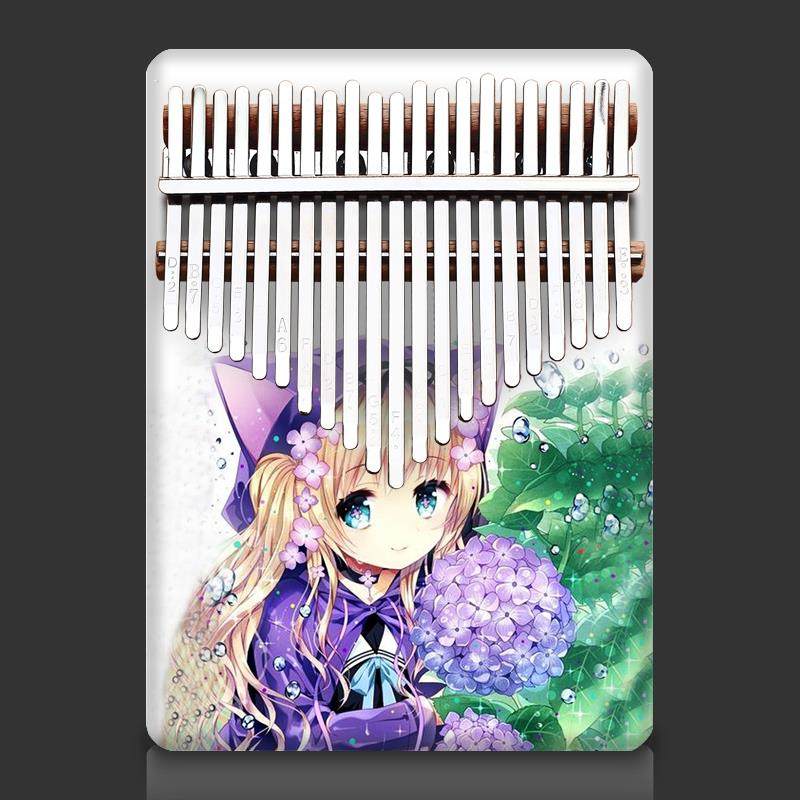 21音kgr拇指钢琴kaimba卡林巴色礼物手彩指l琴网红乐器