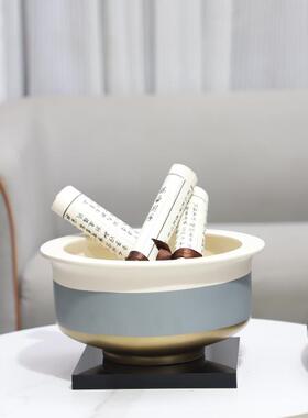 欧式轻视奢几何树脂2003厅艺术饰摆件大电柜酒店装玄关软装家居装