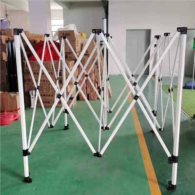 定户制37860外折叠广告帐篷x3米3加粗腿六角菱形自动遮阳棚四脚六