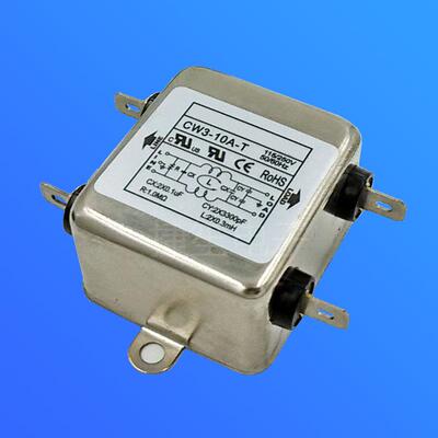AC滤波器 插片式单相双级电源滤波器 CW4EL2-20A-T 6A10A20A30A