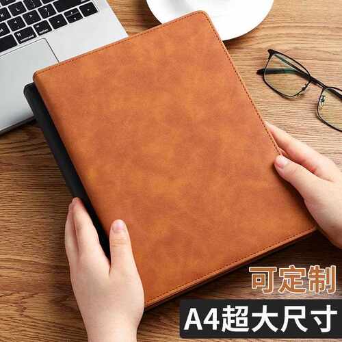 新款直销定制高档商务办公笔记本加厚大号学生日记本会议记录本刻