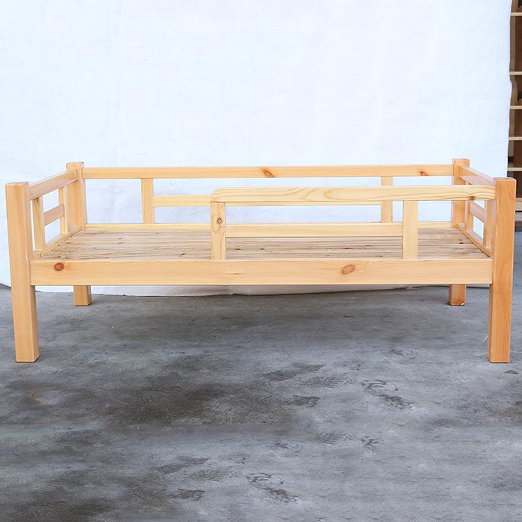 厂家现代简约儿童床婴儿宝宝带护栏拼接床加宽实木床幼儿园床