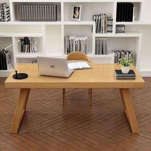 北欧全实木单人电脑桌简约家用书房长方形写字桌寝室书桌椅组合