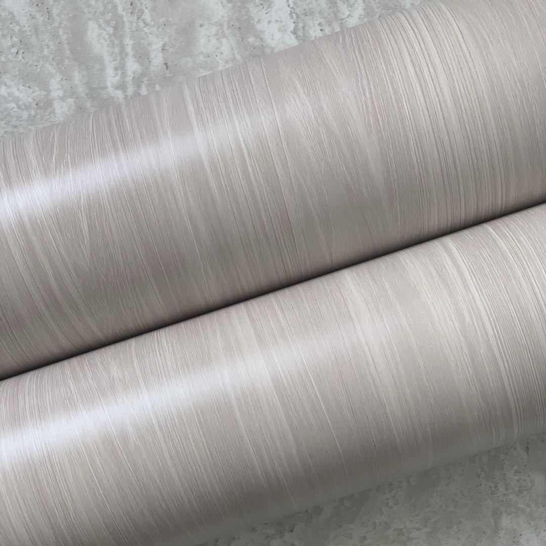 特厚淡灰色仿木纹pvc自粘墙纸 家装自贴壁纸 软装波音软片