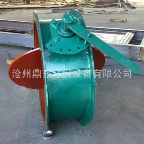 厂家直供手动圆风门质高价低方风门手动通风调节蝶阀