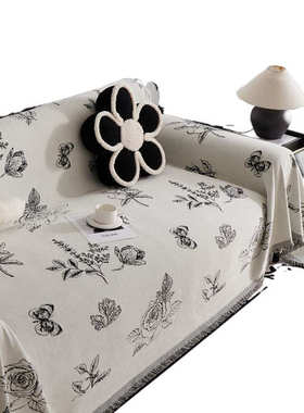 O5L结婚沙发垫红色万福沙发盖布沙发坐垫盖巾喜庆婚房装饰沙发套