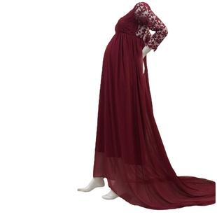 length front neck long flower floor dress chiffon sexy