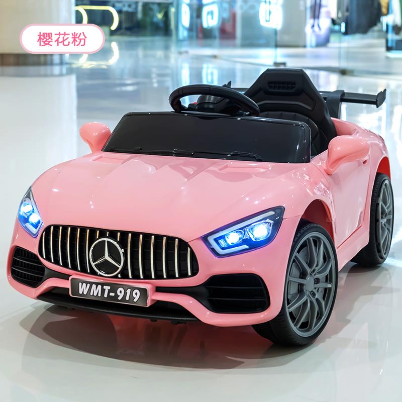高档儿童电动车四轮四驱可汽车男女车小孩带遥控坐人玩具宝宝奔驰
