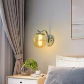 壁灯LED简约现代卧室床头灯书房密封防蚊虫楼梯过道阳台墙壁灯具