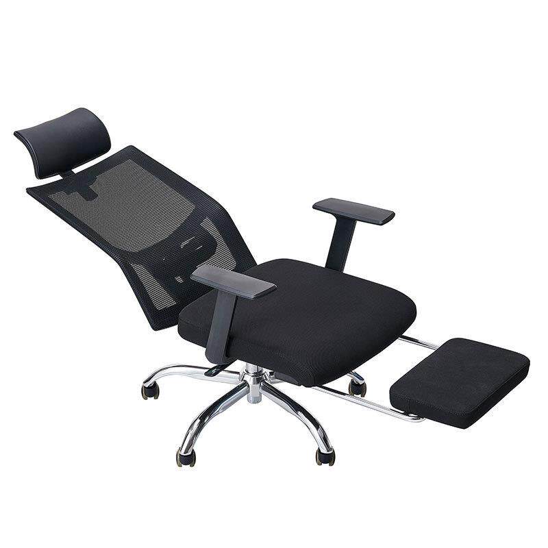 人体工学椅办公椅网布椅五星脚旋转椅带头枕舒适午休椅电脑椅子