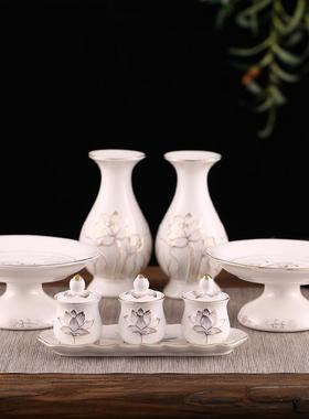 黄莲提供花瓶装饰品供应陶瓷提供水果盘水果盘陶瓷香炉陶瓷陶瓷套