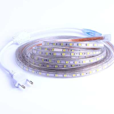 5050灯带LED 高压220V柔性软灯条 防水防电  吊顶景墙氛围灯带