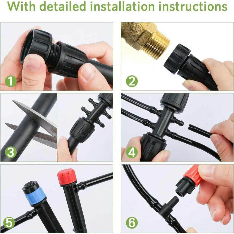 热销16PVC主管花园自动灌溉套雾化喷水系统装浇花套装,鲜花速递/花卉仿真/绿植园艺,洒水/浇水壶,淘宝优惠券,粉丝福利购,淘宝优惠卷