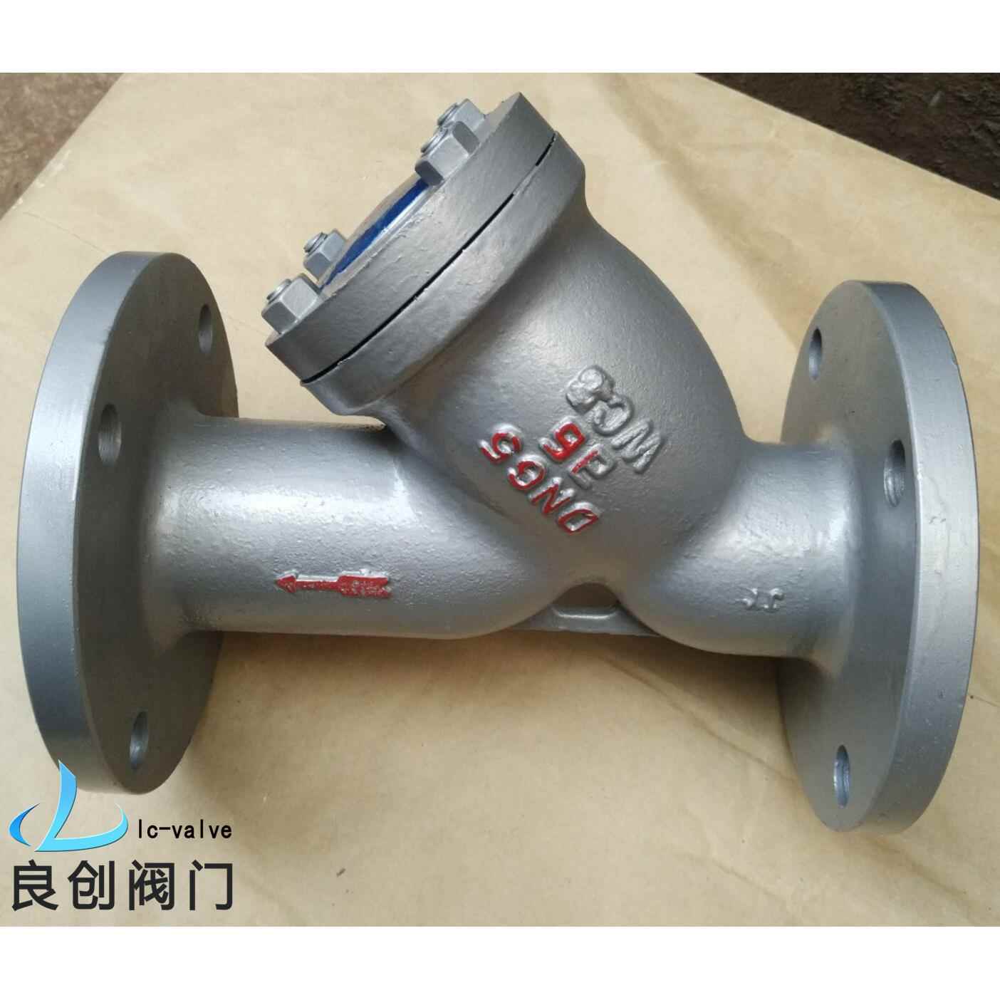 现货过滤器Y型过滤器WCB材质法兰过滤器