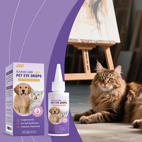 Pet Eye Drops - Cat and Dog Eye Tear Stain and Discharge Cle