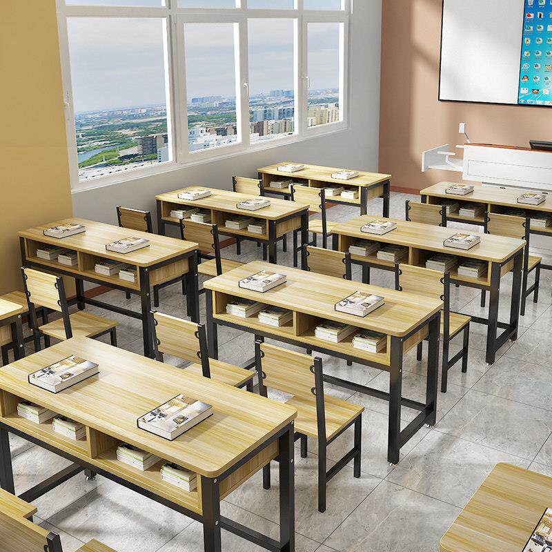 课桌椅学生学校书桌培训桌辅导班儿童学习桌套装家用写字补课托