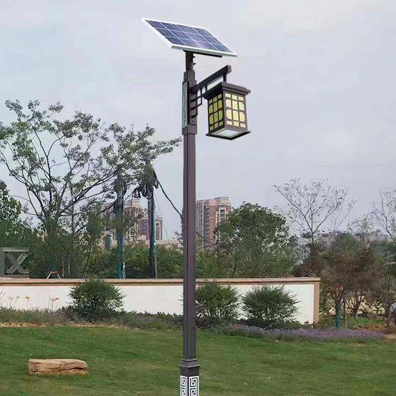 现代简约LED庭院灯小区景观花园带地笼户外庭院路灯3米庭院灯