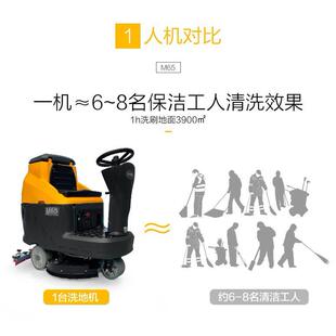 南博M65单刷驾驶式 洗地机工厂车间物业保洁超市商场洗地机