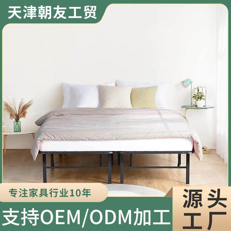 折叠床出租屋简易单人床家用主卧2米午休铁架床寝室床便携