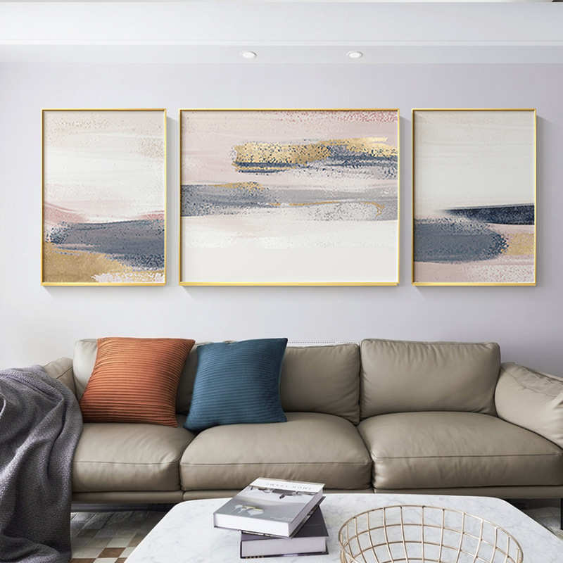 挂画 装饰画沙发抽象客厅墙卧室装饰画北欧风格简约清现代谧 背景