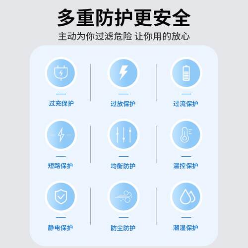 恒创兴4串铁锂12V同口30A带均衡充放电高低温保护储能电池保护板