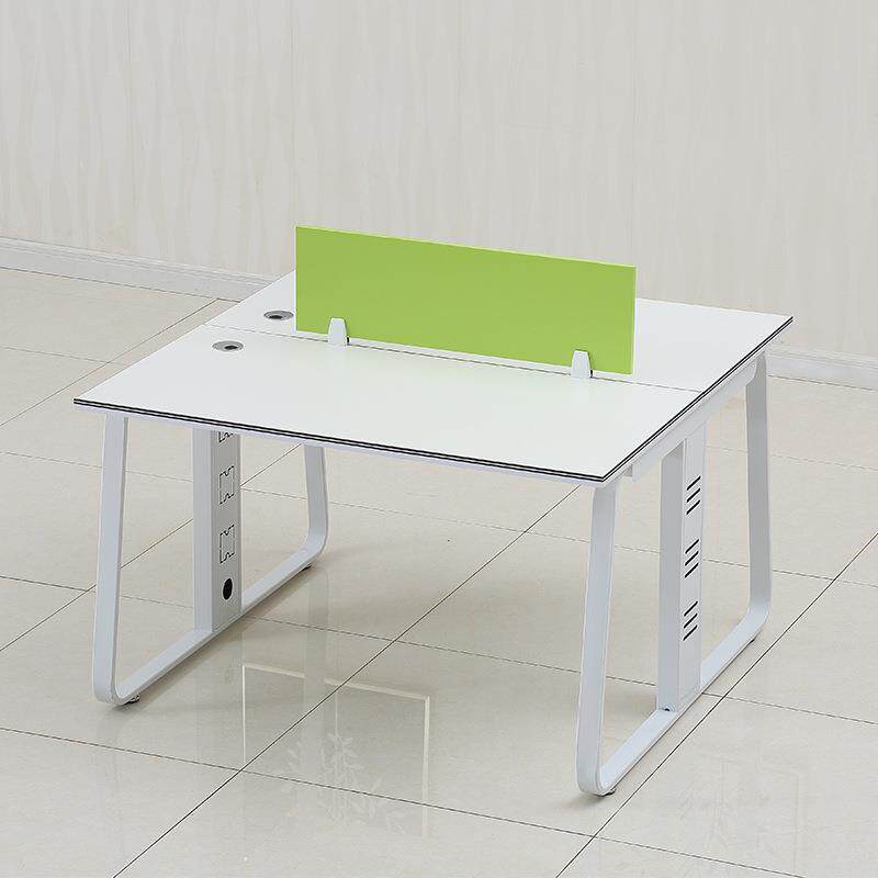 卡座双人办公桌简约现代时尚4人位组合职员桌椅屏风电脑桌工作位