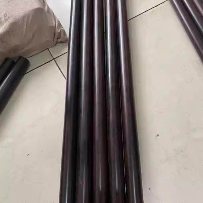 黑檀木圆棒紫光檀武术棍圆柱把玩棍武术健身棍车载防身棍原木短棍