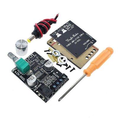 Power Amplifier Board Set 2x50W Copper DC Connector Mini